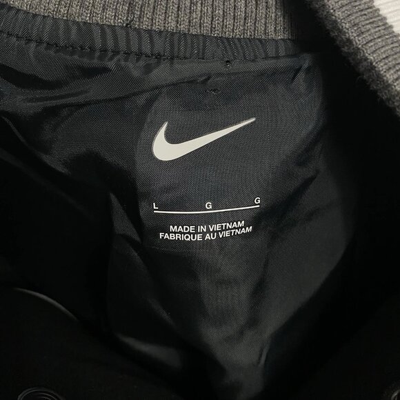 NWT Nike Team Varsity Lettermans Bomber Jacket Brown University Mens Size Large - Picture 6 of 8